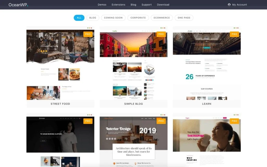 2019個人覺得最好的 WP 免費主題 – OceanWP | WordPress 外掛 / 插件 | Free, OceanWP, Theme, WordPress, 主題, 免費