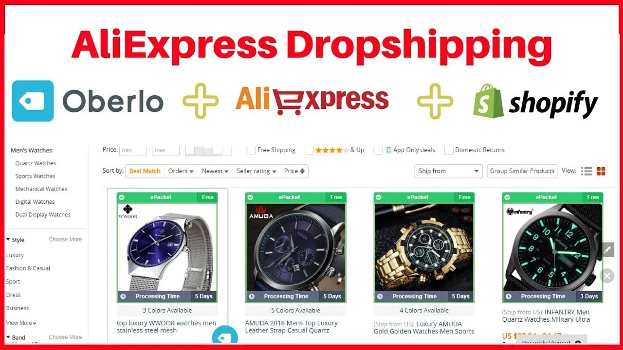 Dropshipping 教學之 24 小時內建立你的直運網店 – Shopify + Oberlo | 網上商店 | Dropshipping, Fiverr, Logo, Namecheap, Shopify, WooCommerce, WordPress, 教學, 直運, 網店, 貨源